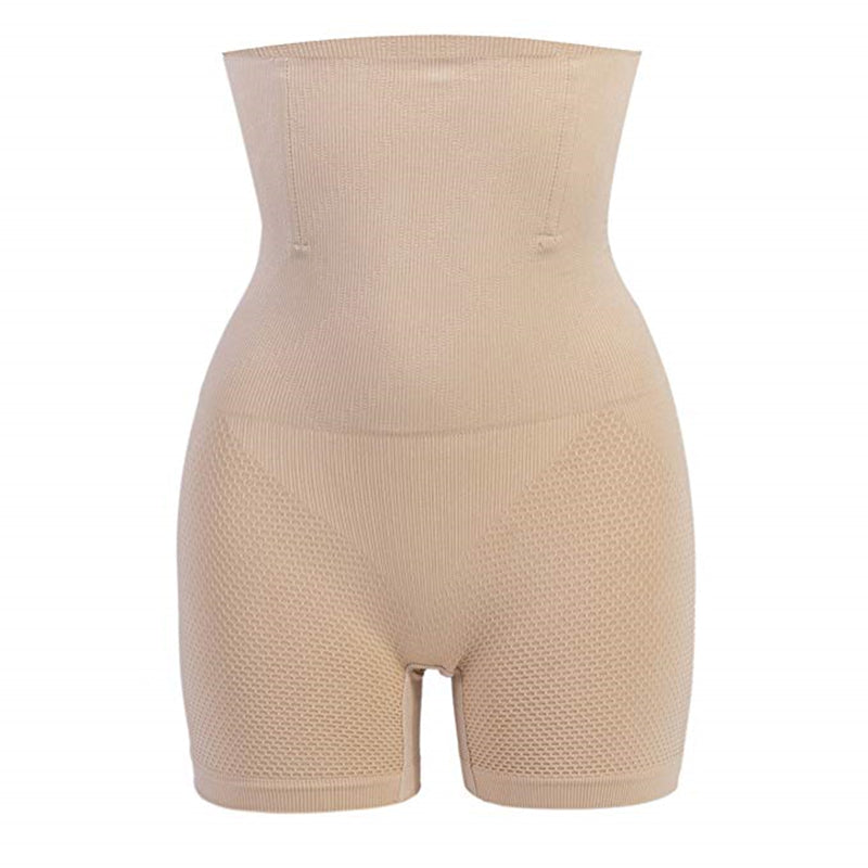 High-Waisted Seamless Shaping Shorts for Postpartum Use